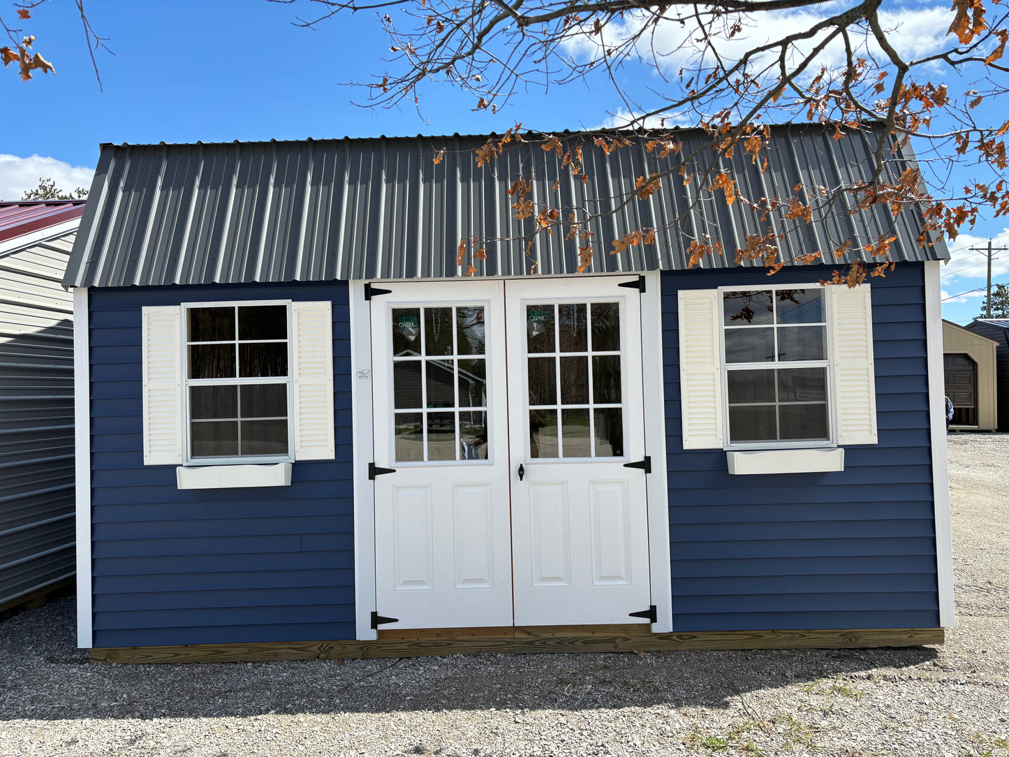 12x16 Lofted Garden Shed